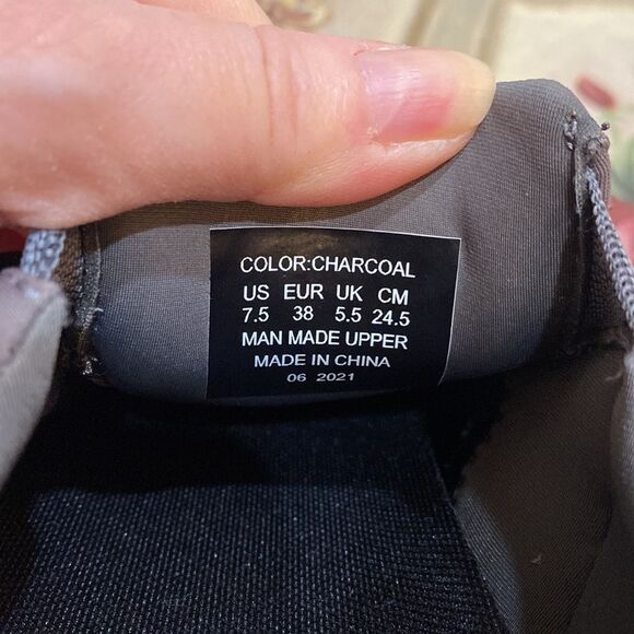 Snibbs Spacecloud Work Shoes Slip & Water Resistant Charcoal Gray Sz 7.5 EUC - Picture 10 of 14